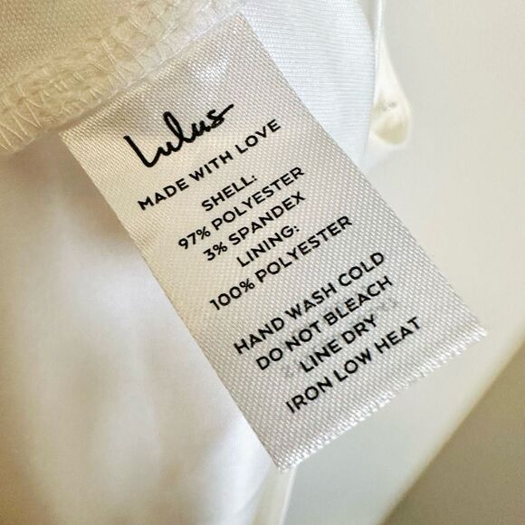 LULUS Divine Darling White‎ Ruffle Skater Dress – Size Small – NWOT - Picture 7 of 9